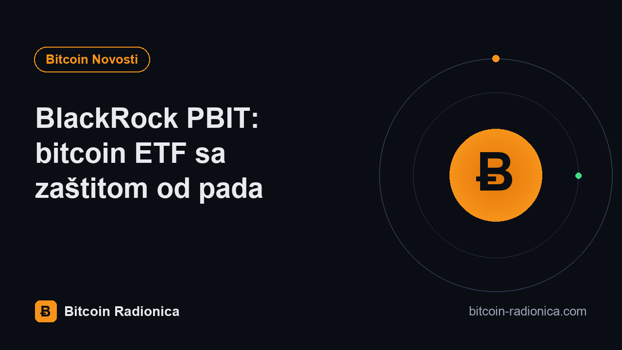 BlackRock PBIT: bitcoin ETF sa zaštitom od pada