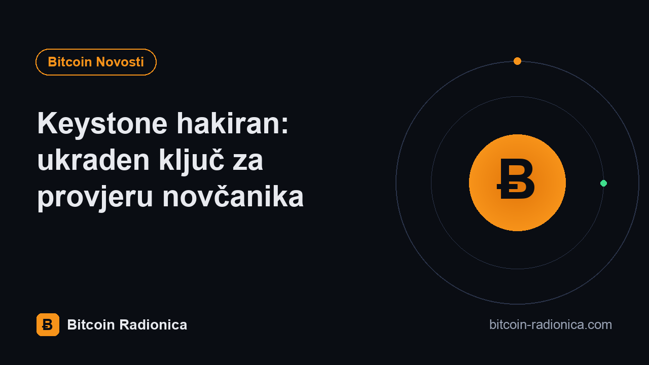 Keystone hakiran: ukraden ključ za provjeru novčanika